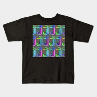 Letter J, the pattern Kids T-Shirt